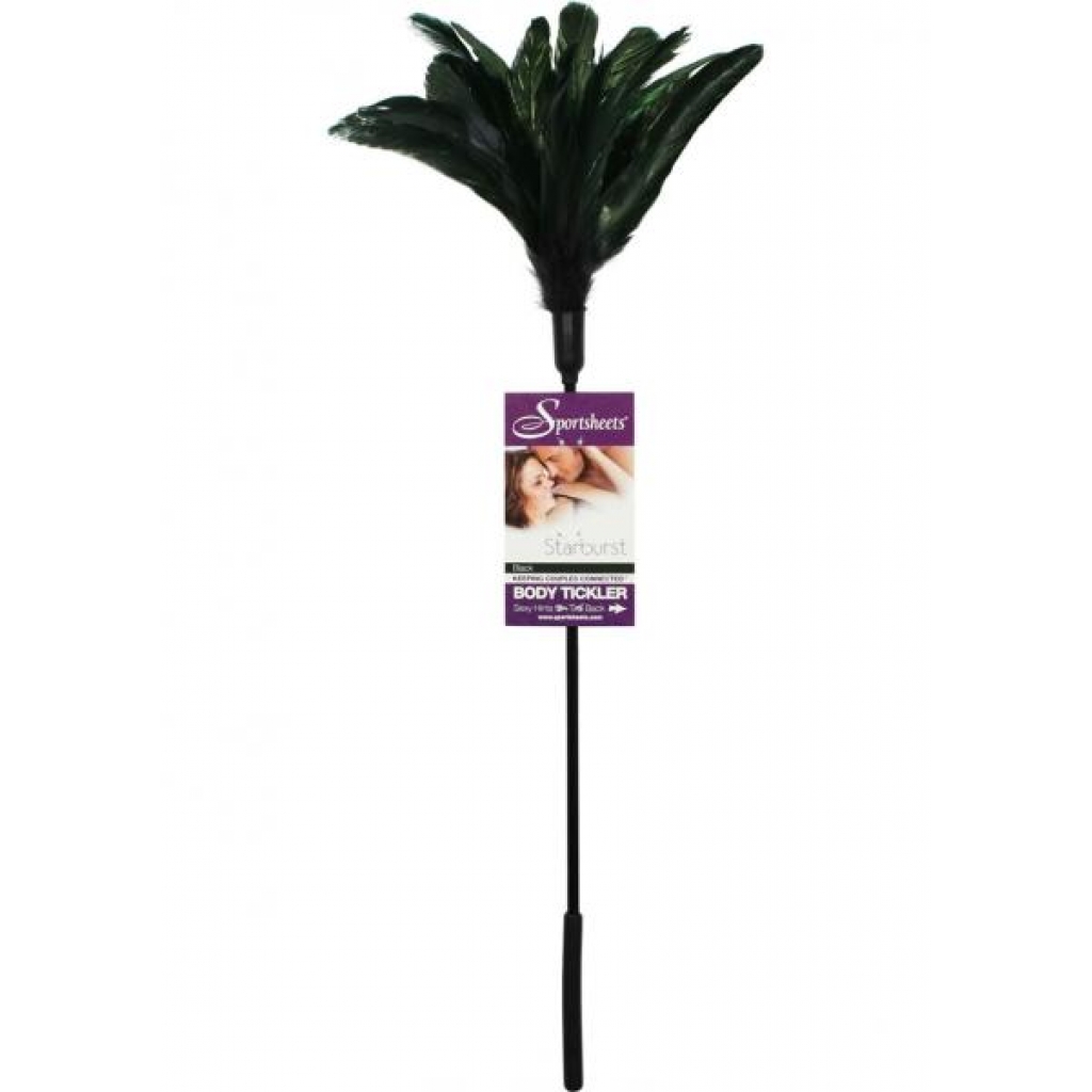 Fantasy Tickler Starburst Feather Tickler Black