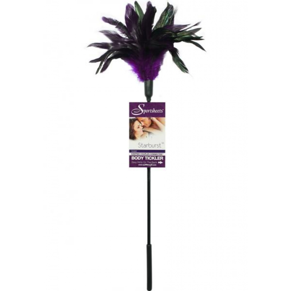 Fantasy Tickler Starburst Feather Tickler - Violet