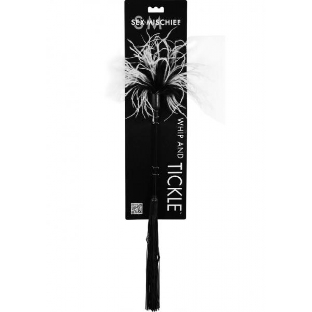 Whipper Tickler Feather And Rubber Tickler - Sensational Dual-Use Toy