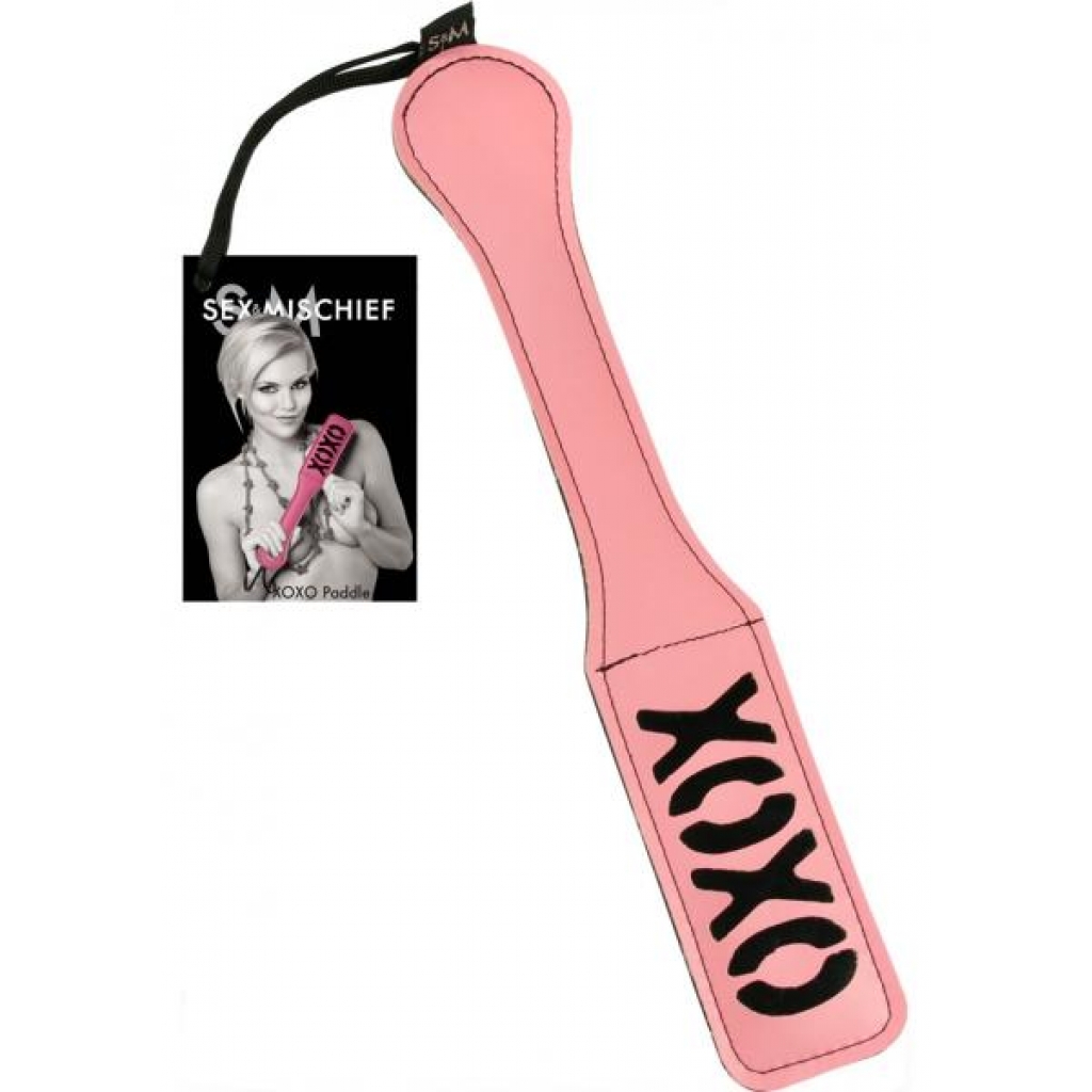 XOXO Impression Paddle - 12 inches Pink