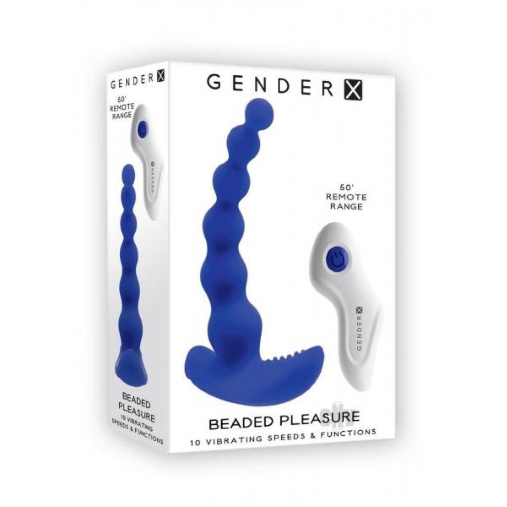 Gx Beaded Pleasure Blue - Evolved Novelties