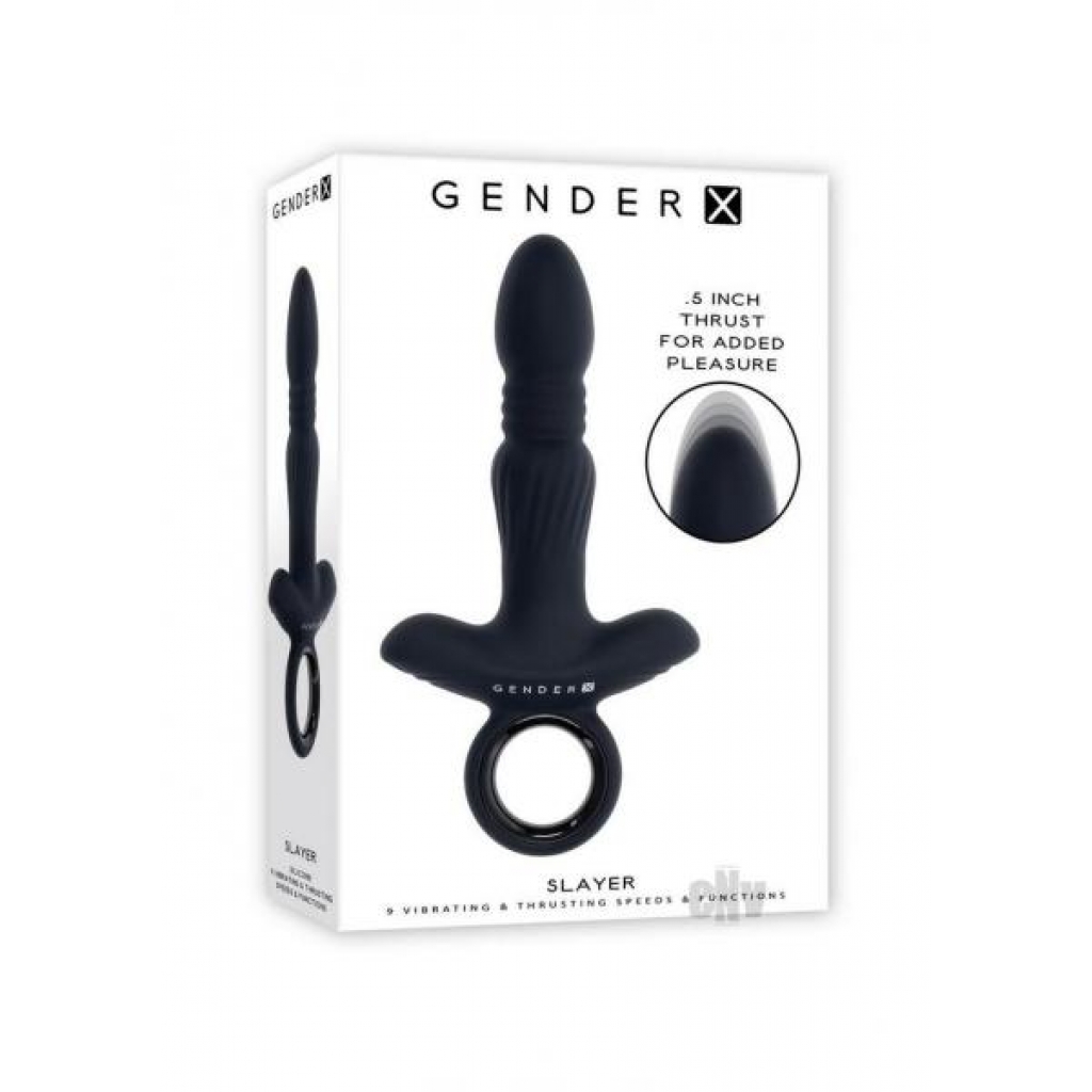 Gx Slayer Black Thrusting Vibrator