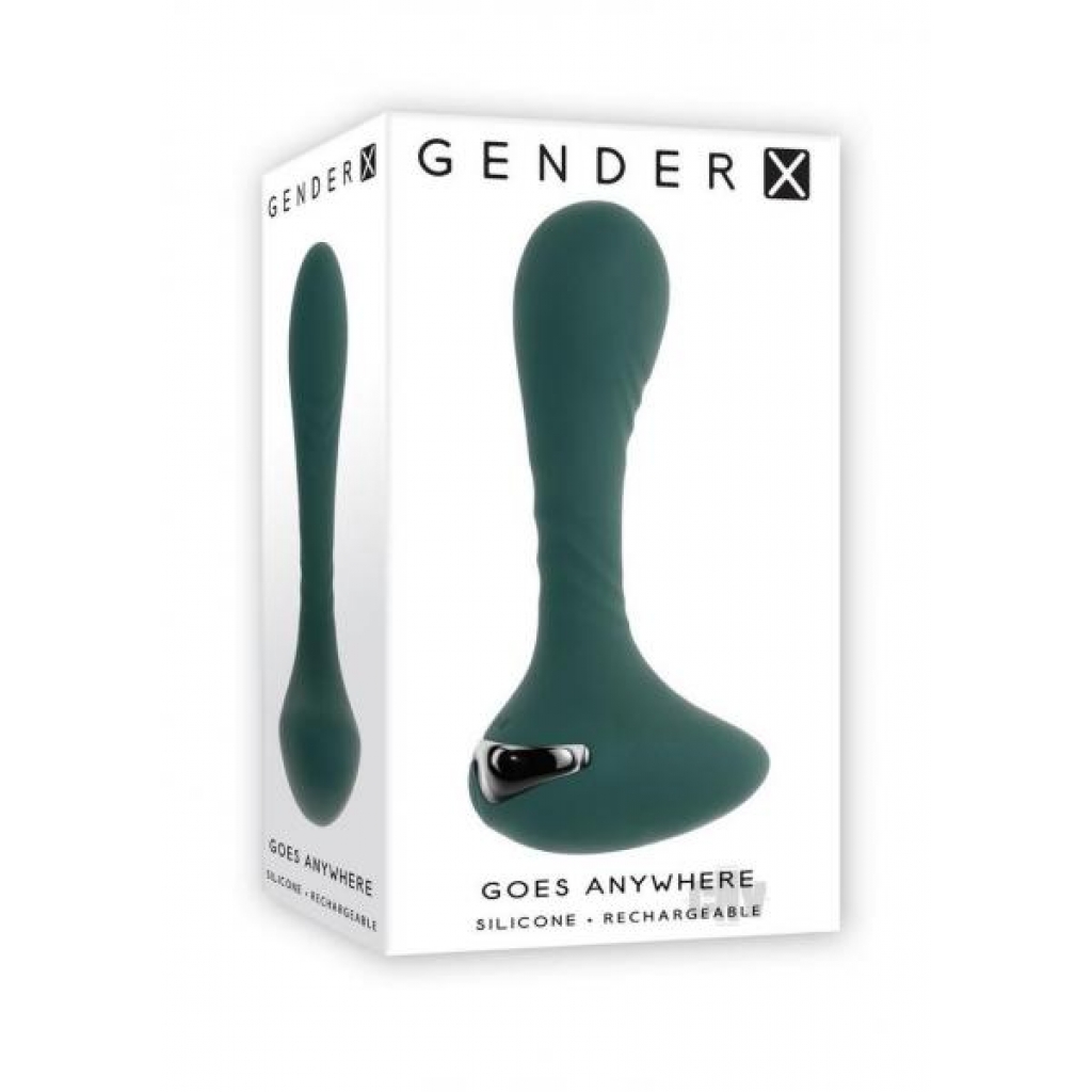 Gx Goes Anywhere Vibrating Plug - Green