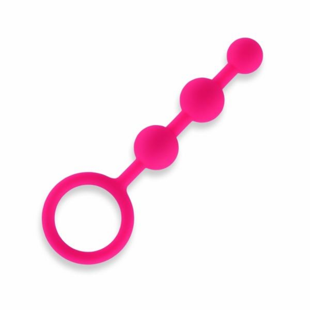 All About Anal Silicone Anal Beads - Exciting 3 Balls Design