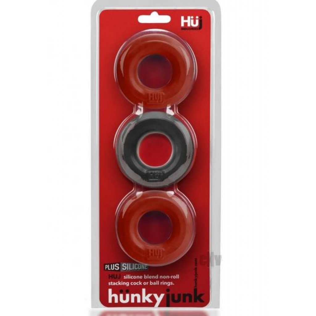 Huj3 3pk C-ring Cherry Multi - Blue Ox Designs Llc