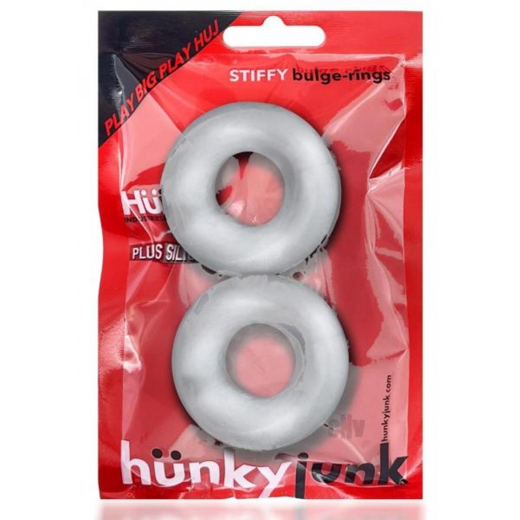 Stiffy Bulge Cockring 2pk Clear Ice - Blue Ox Designs Llc