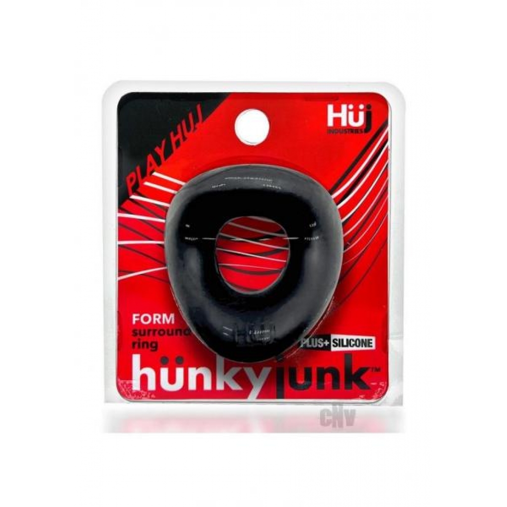 Hunkyjunk FORM Surround Cockring - Tar Ice