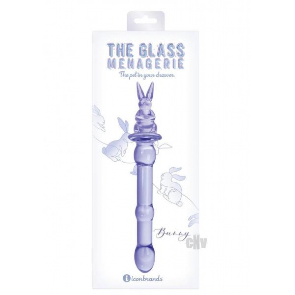 Glass Menage Rabbit Dildo: Elegant and Playful