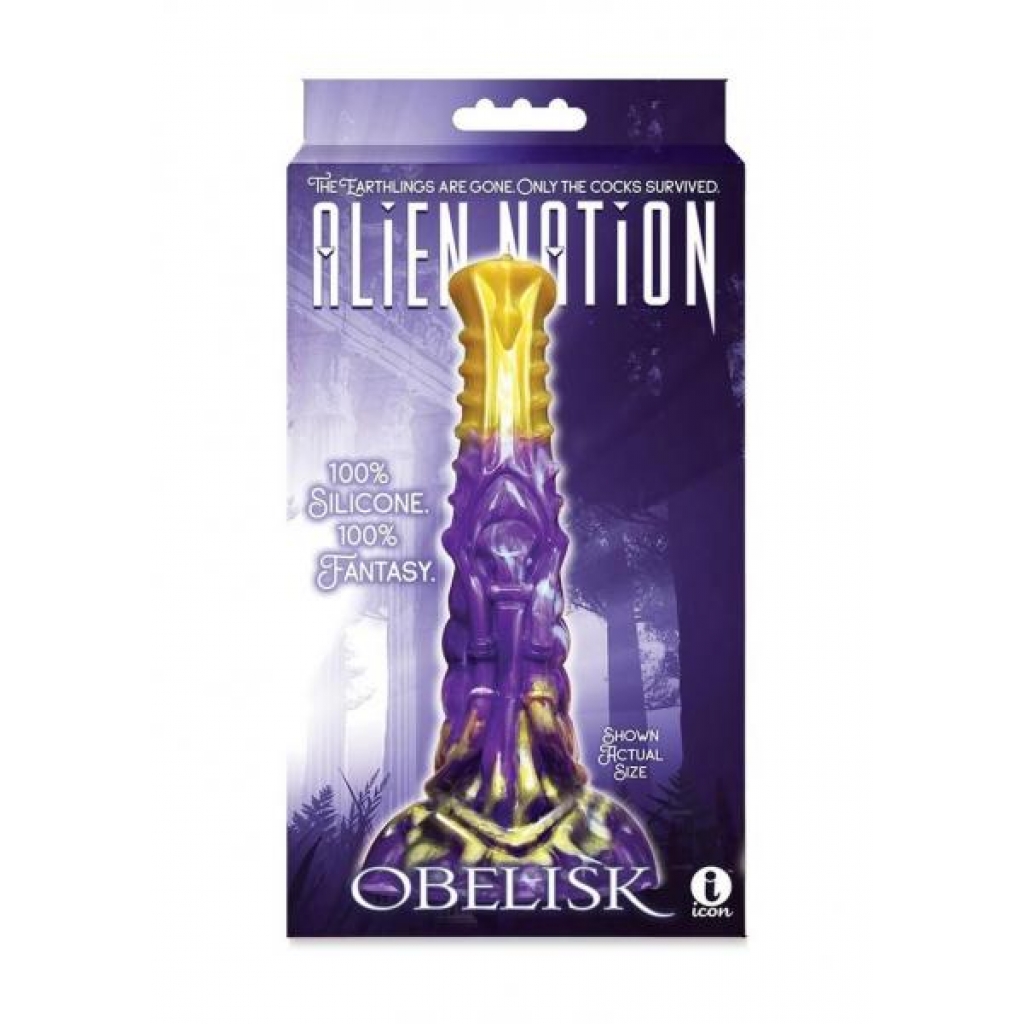 Alien Nation Obelisk - Purple/Gold