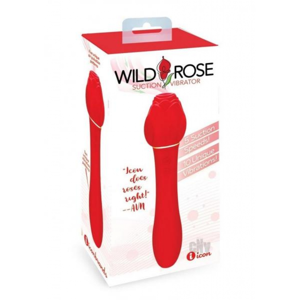 Wild Rose Recharge Suction Plus Red - Icon Brands Inc