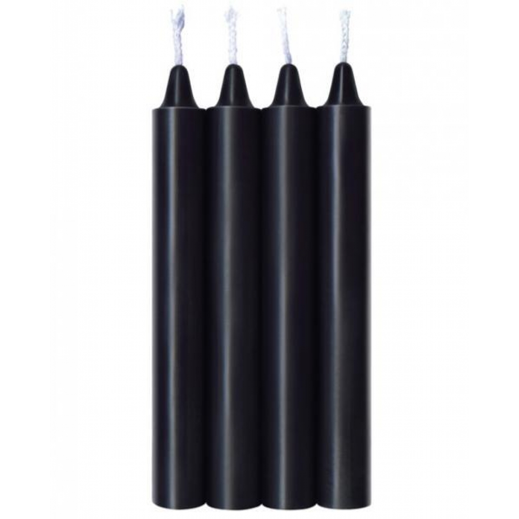 Make Me Melt Warm Drip Candles Jet Black 4 Pack - Icon Brands