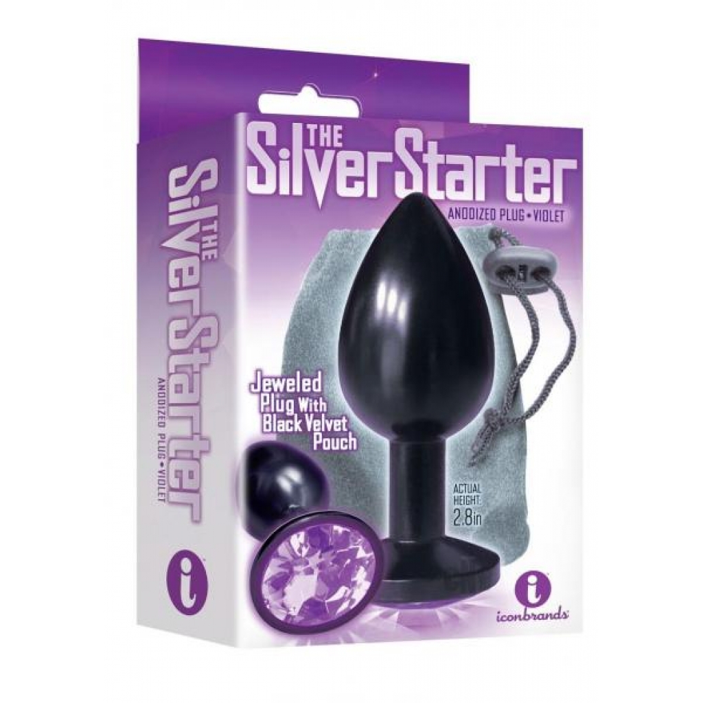 The 9 Silver Starter Anodized Plug - Violet