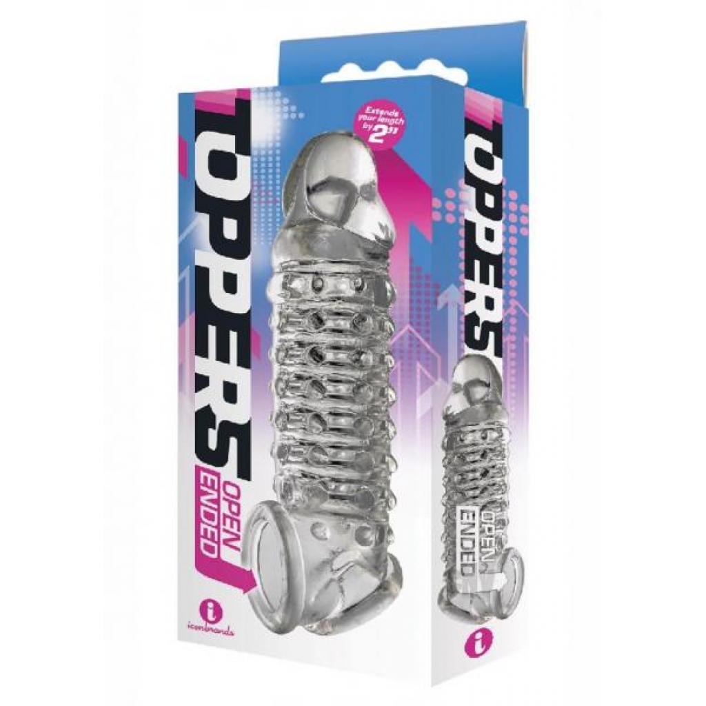 The 9 Toppers Open Rib/Nub Extender - Clear