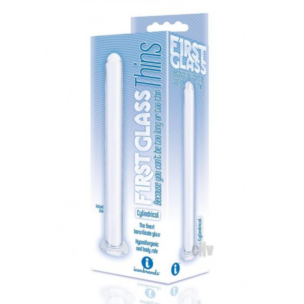 The 9 Glass Thins Cylindrical Plug - Elegant Glass Pleasure