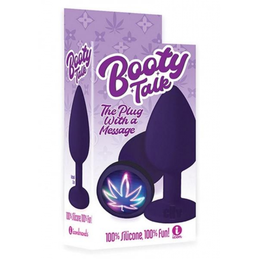 The 9 Booty Talk Plug Neon Leaf - Icon Brands Inc