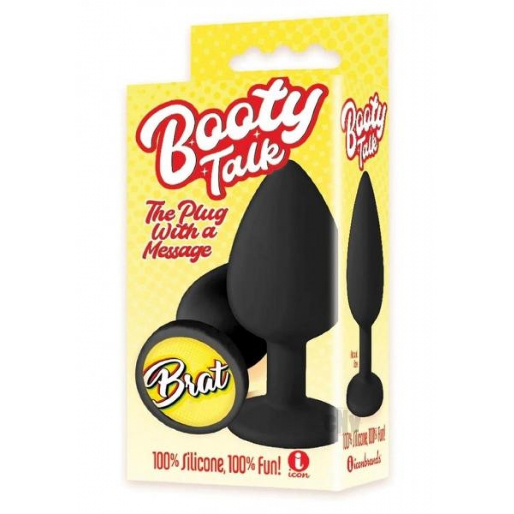 The 9 Booty Talk Plug Brat - Silicone Butt Plug Collection