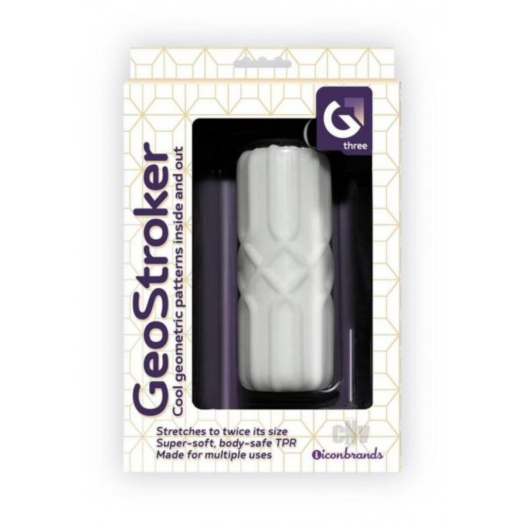 Geostroker 3 White - Versatile Stroker