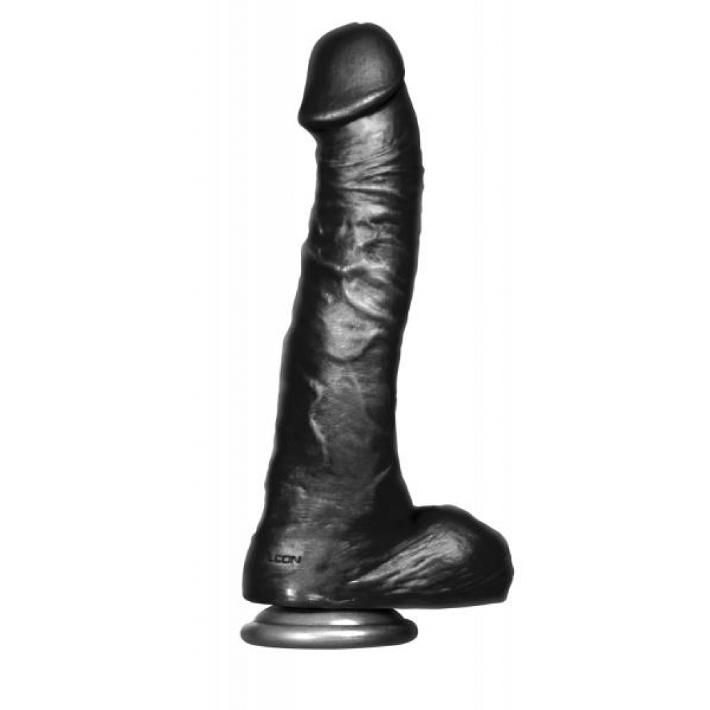 Big Black Cock Twisted Curvy Dildo - 11 Inch