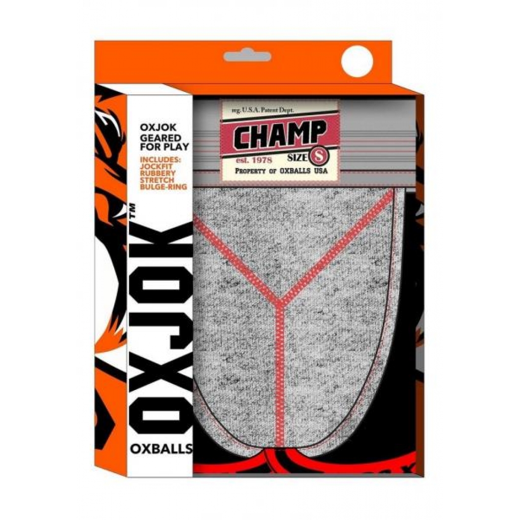 Champ Gray Heather Jockstrap - M