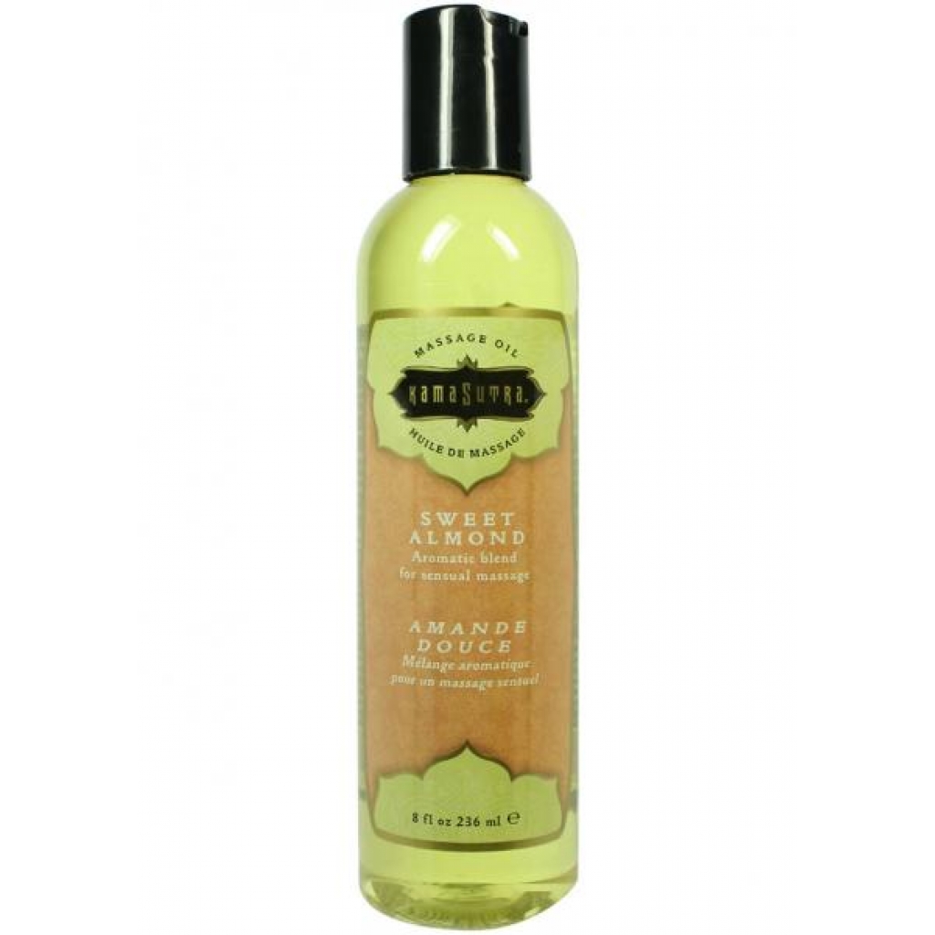 Aromatic Massage Oil Sweet Almond 8oz  - Kama Sutra