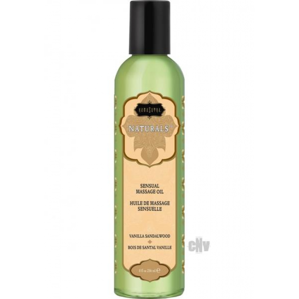 Kama Sutra Naturals Massage Oil - Vanilla Sandalwood (8oz)