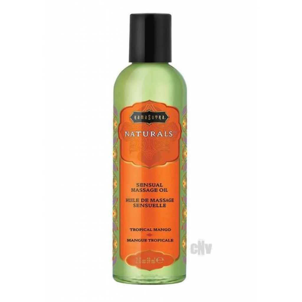 Naturals Massage Oil Tropical Mango - 2oz