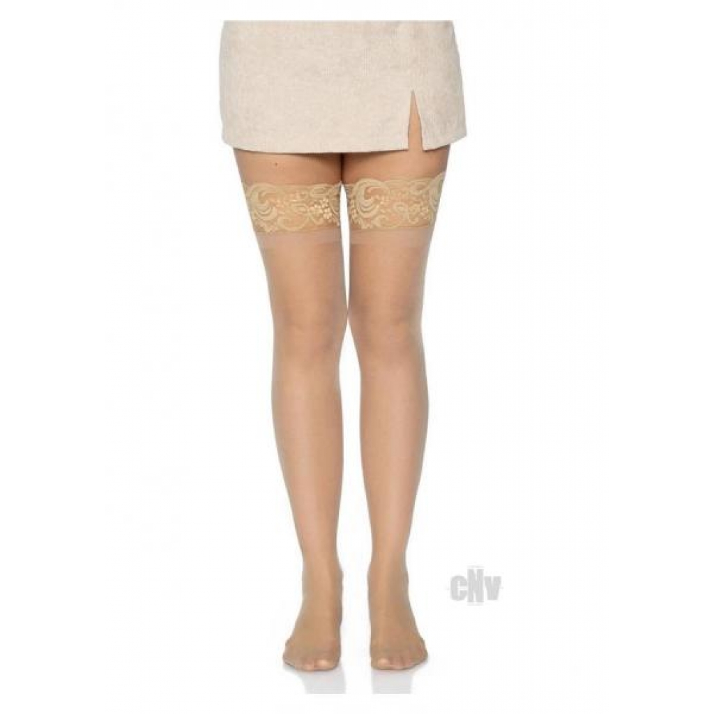 Stay Up 3-Inch Lace Top Thigh Highs - Sophisticated Elegance