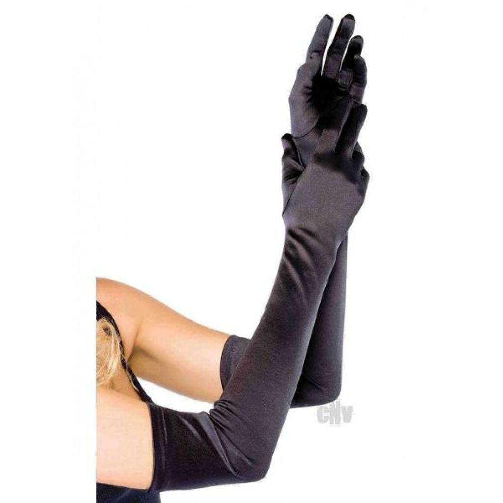 Extra Long Satin Gloves Os Black - Leg Avenue Inc.