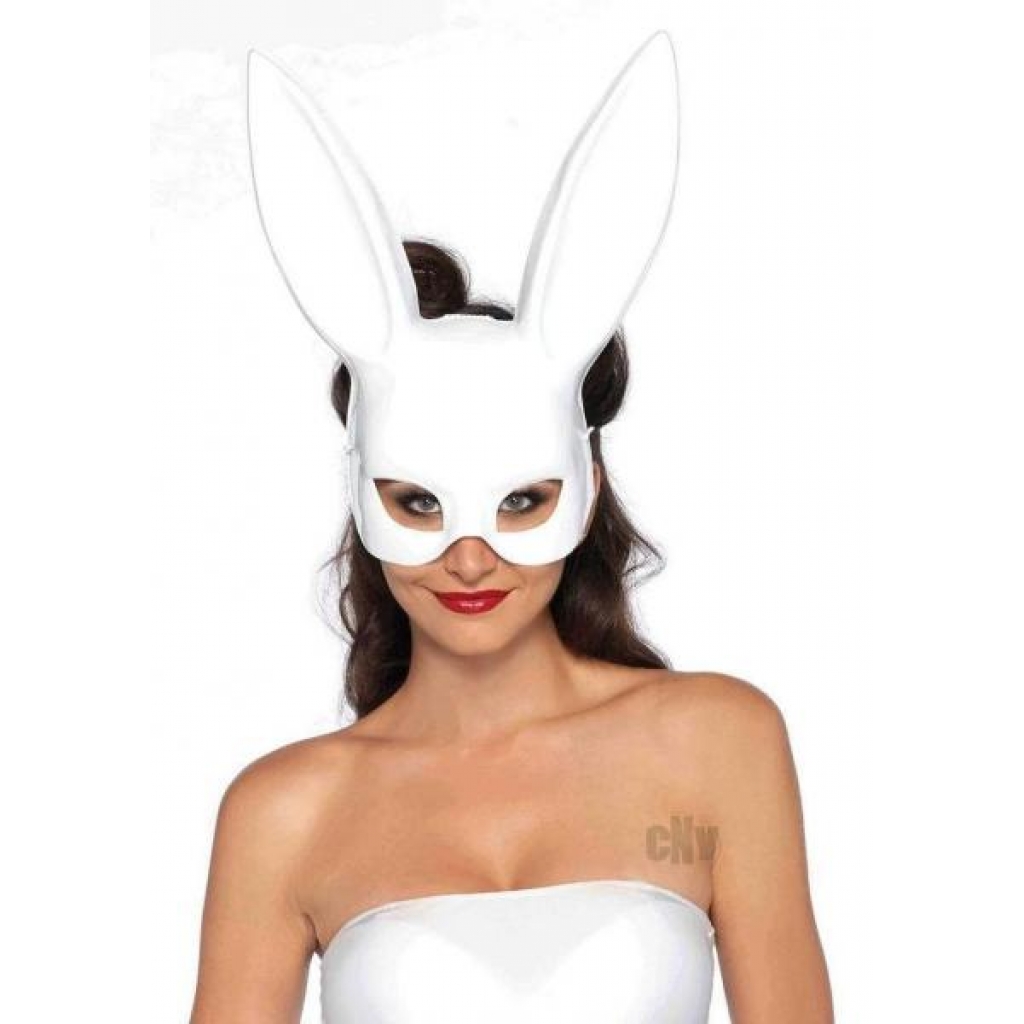 Bondage Bunny Mask Os White - Leg Avenue Inc.