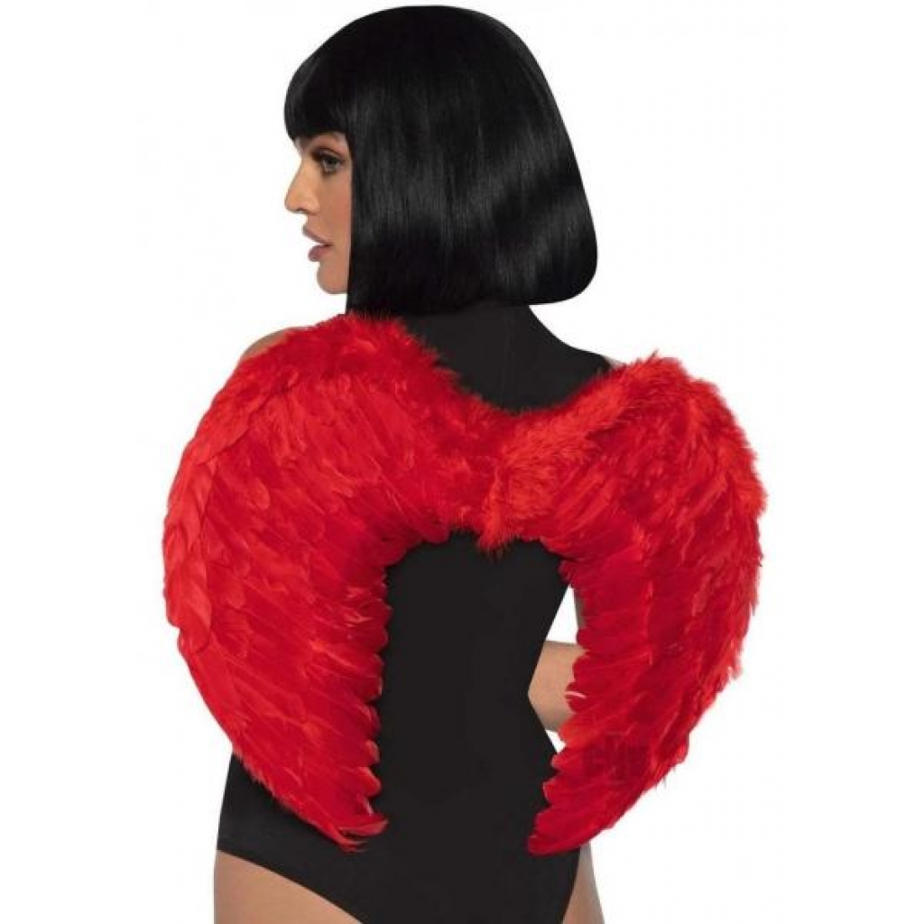 Marabou Trim Wings O/s Red - Leg Avenue Inc.