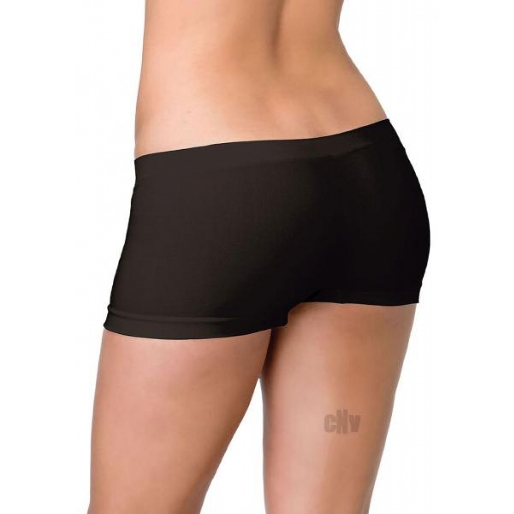 Seamless Boyshorts Os Black - Leg Avenue Inc.