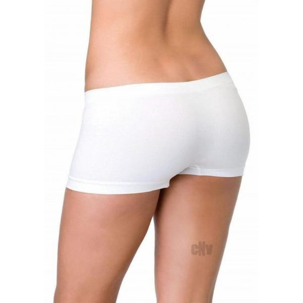 Seamless Boyshorts Os White - Leg Avenue Inc.