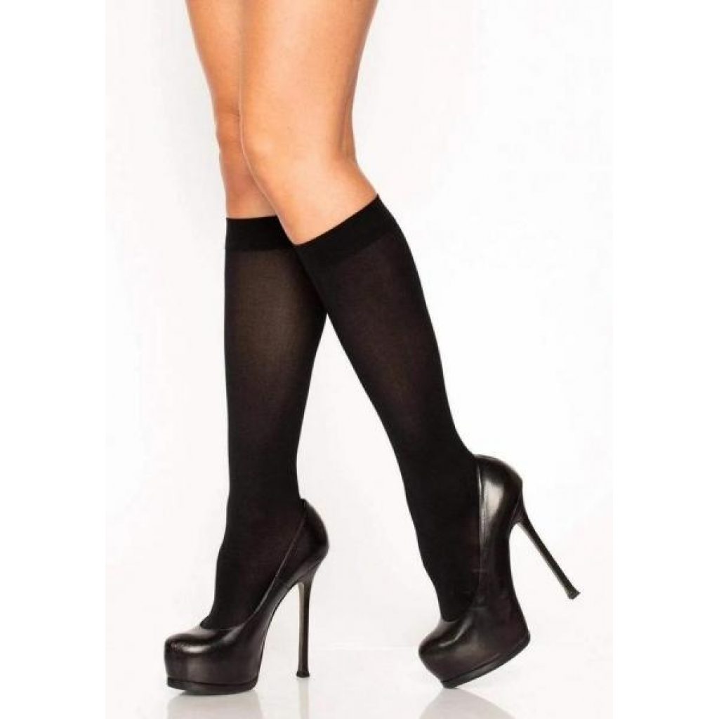 Nylon Knee Hi Os Black - Leg Avenue Inc.