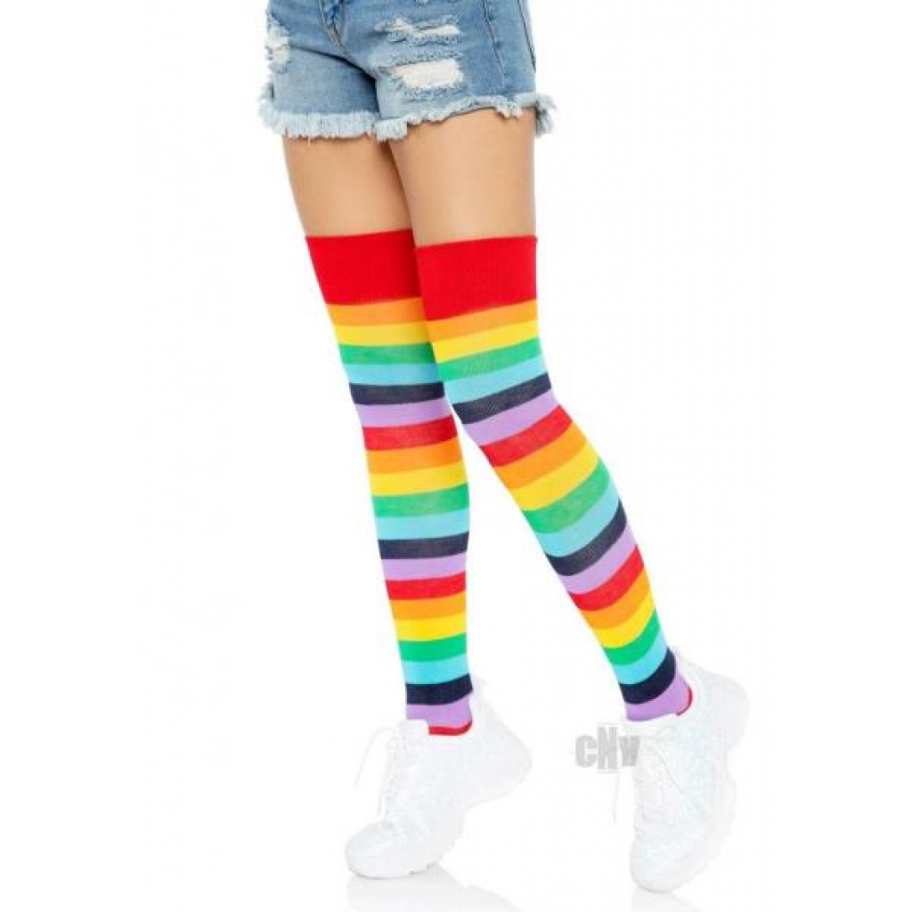 Lycra Rainbow Thigh High - Leg Avenue Inc.