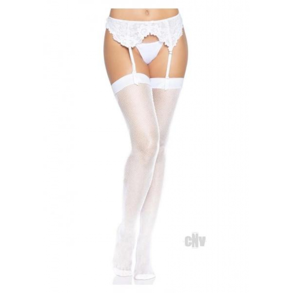 Micro Butterfly Backseam Thigh Os White - Leg Avenue Inc.