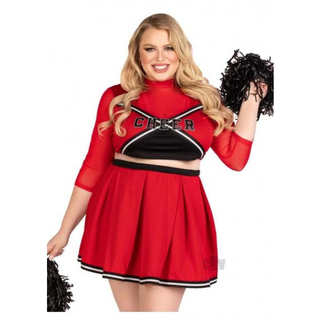 Varsity Babe 3pc Set 1x/2x Red - Leg Avenue Inc.