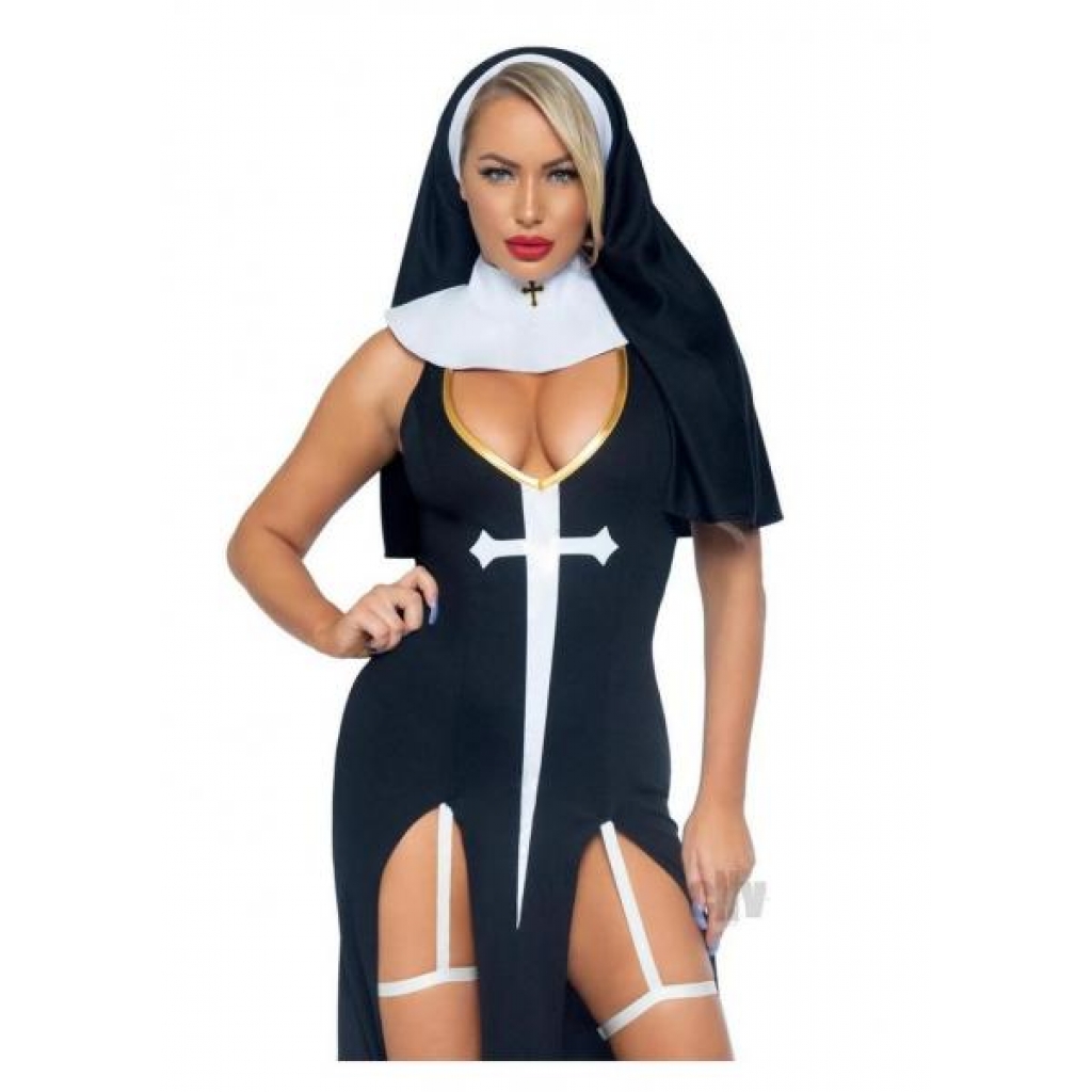 Sultry Sinner 3pc Medium Black/White Set