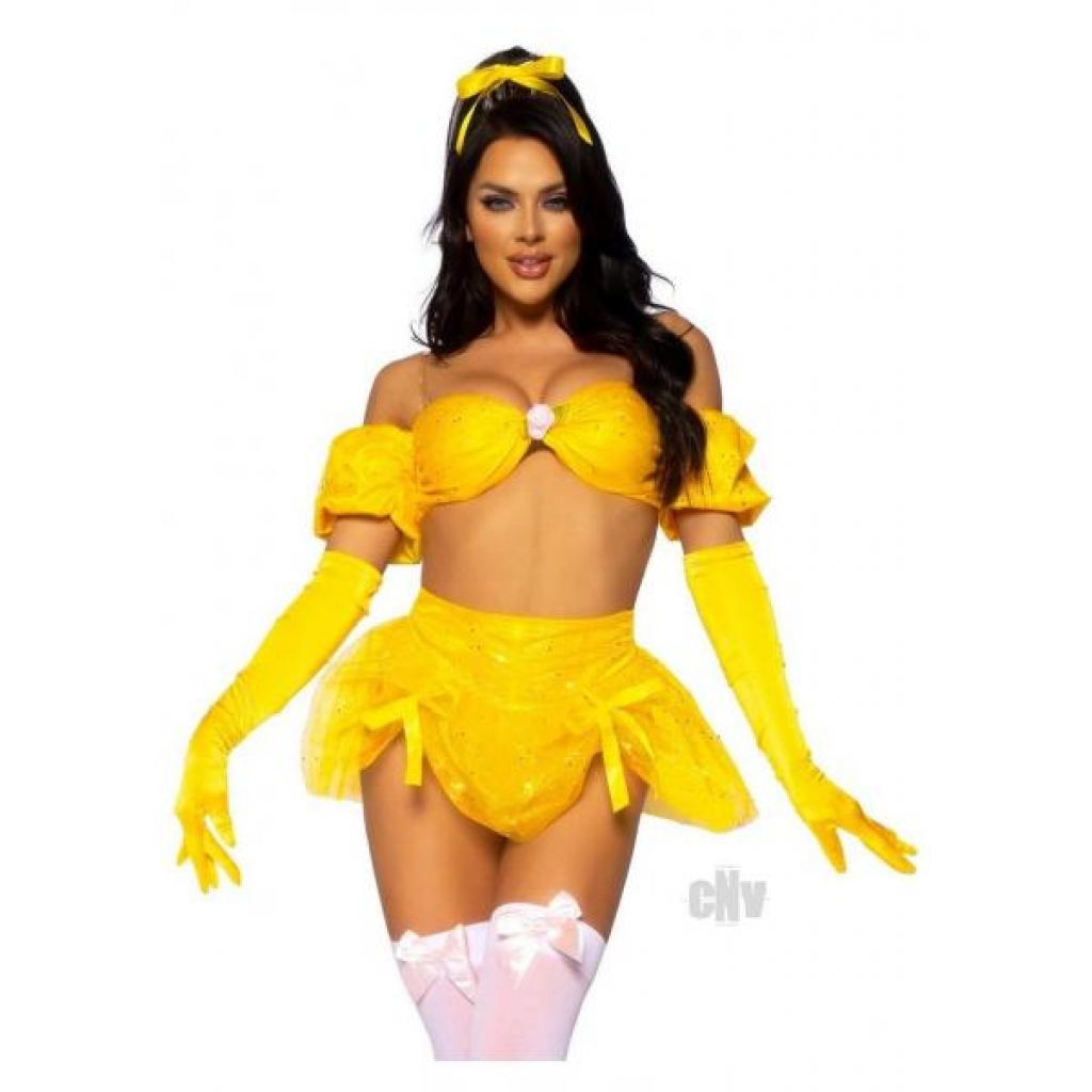 Fairytale Beauty 4pc Md Yellow - Leg Avenue Inc.