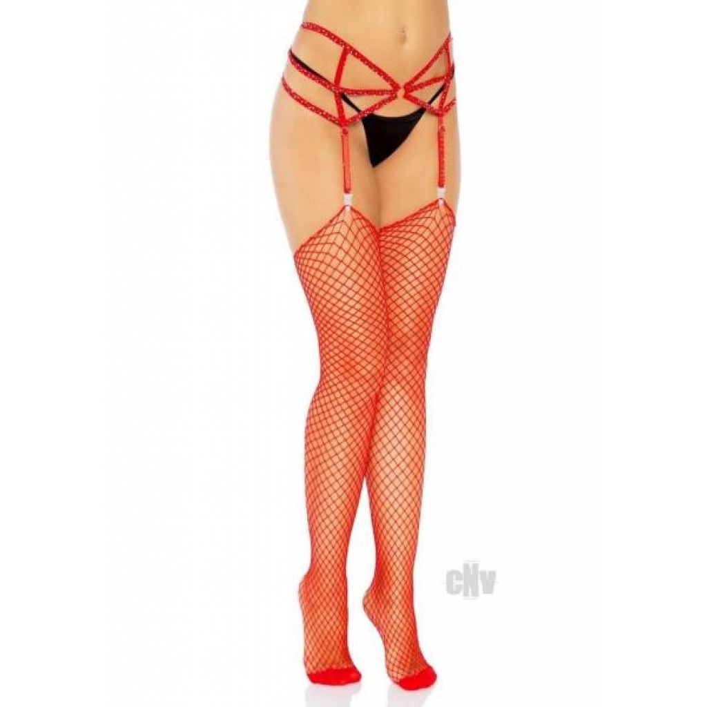 Lycra Industrial Net Stockings – OS Red