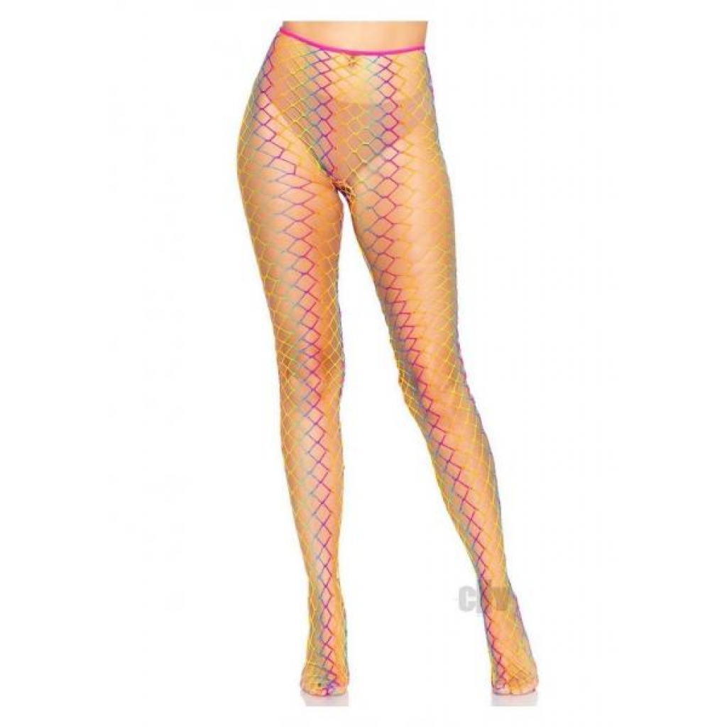 Ombre Rainbow Woven Tights - One Size