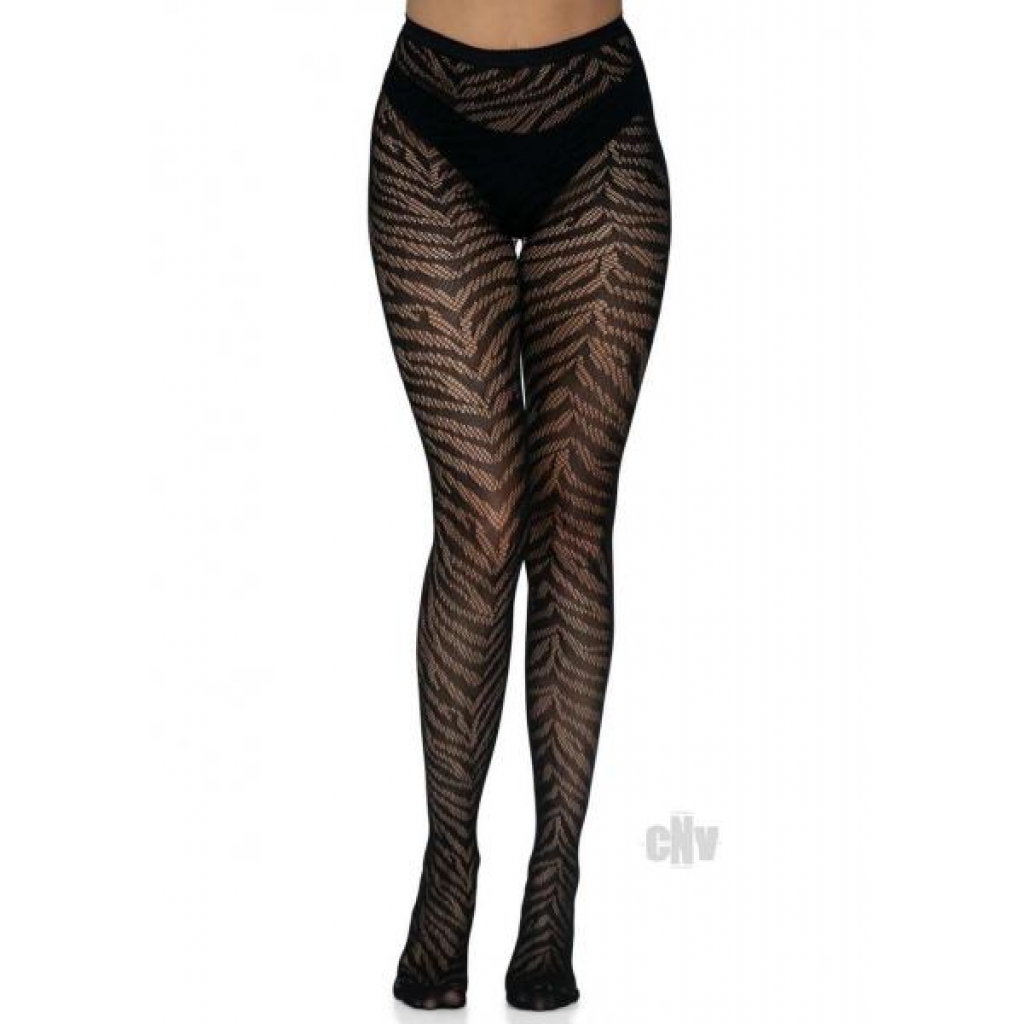 Zebra Net Tights Os Black - Leg Avenue Inc.