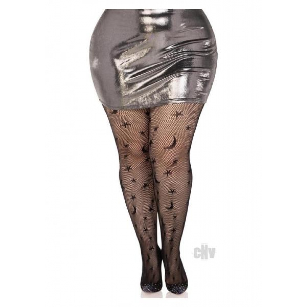 Celestial Net Tights 1x-2x Blk - Leg Avenue Inc.