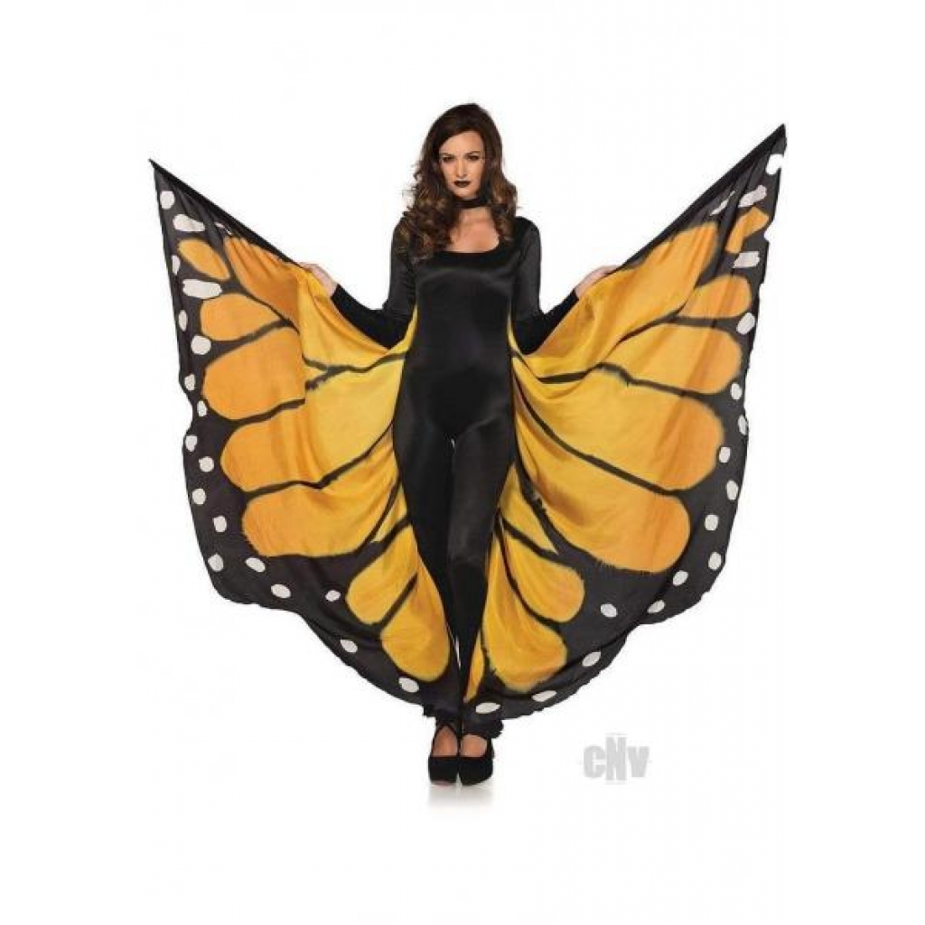 Festival Butterfly Wing Cape Orange/Black