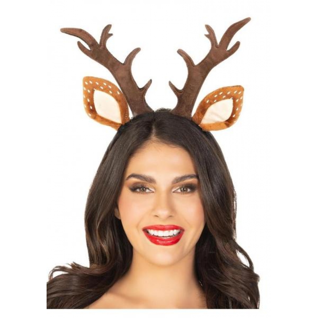 Fawn Ear Antler Headband Os Brown - Leg Avenue Inc.