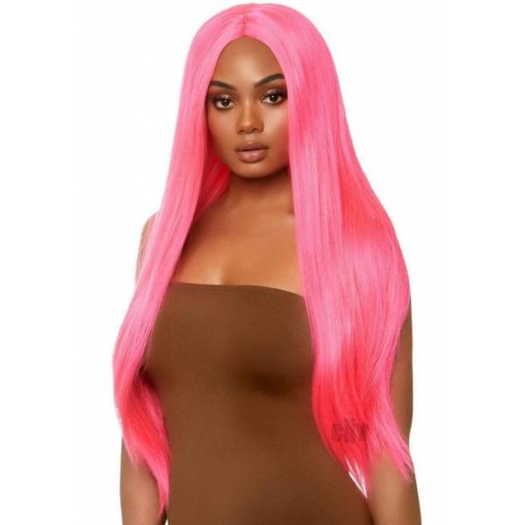 Long Straight 33 Cntr Part Wig O/s Pnk - Leg Avenue Inc.