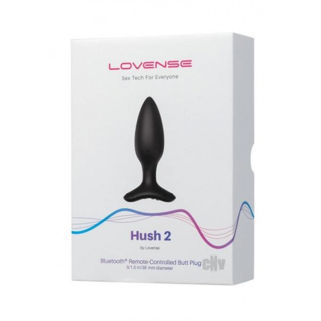 Hush 2 Bluetooth Controlled Anal Plug - Black