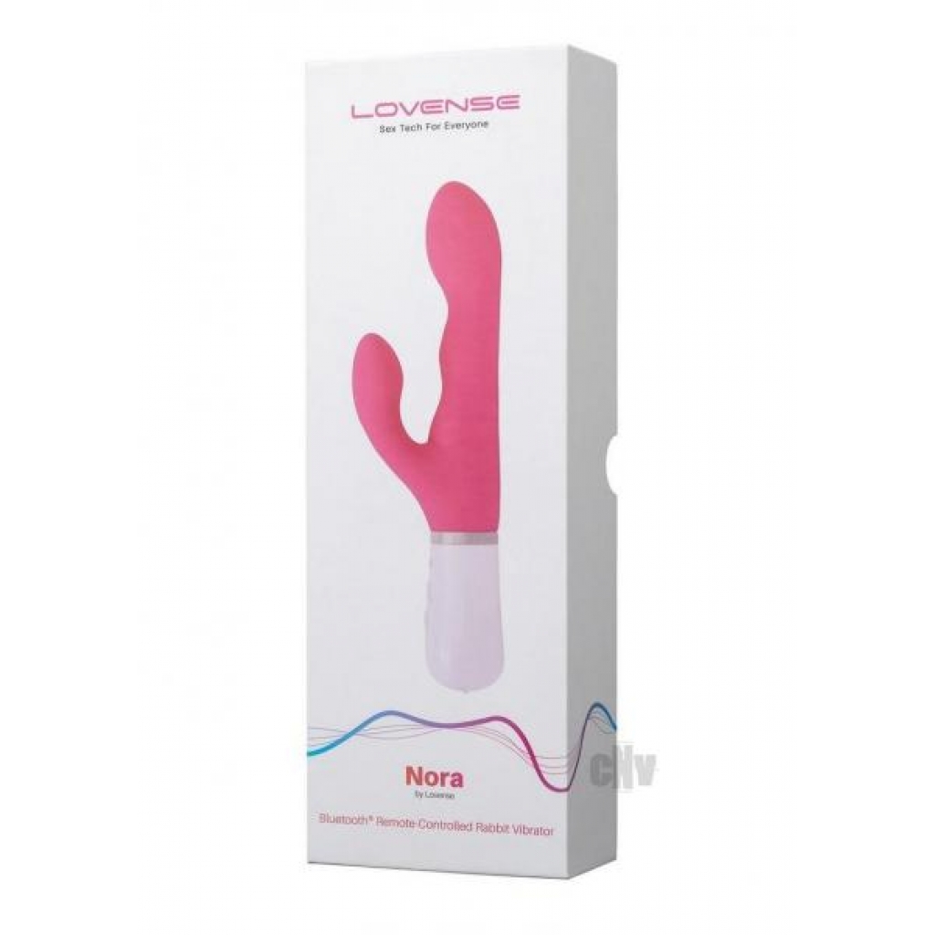 Nora Bluetooth Rabbit Vibrator - Pink