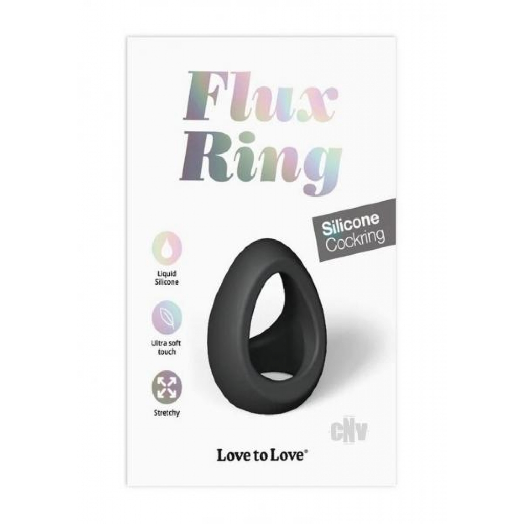 Flux Ring Black Onyx - Dual Use Cock Ring