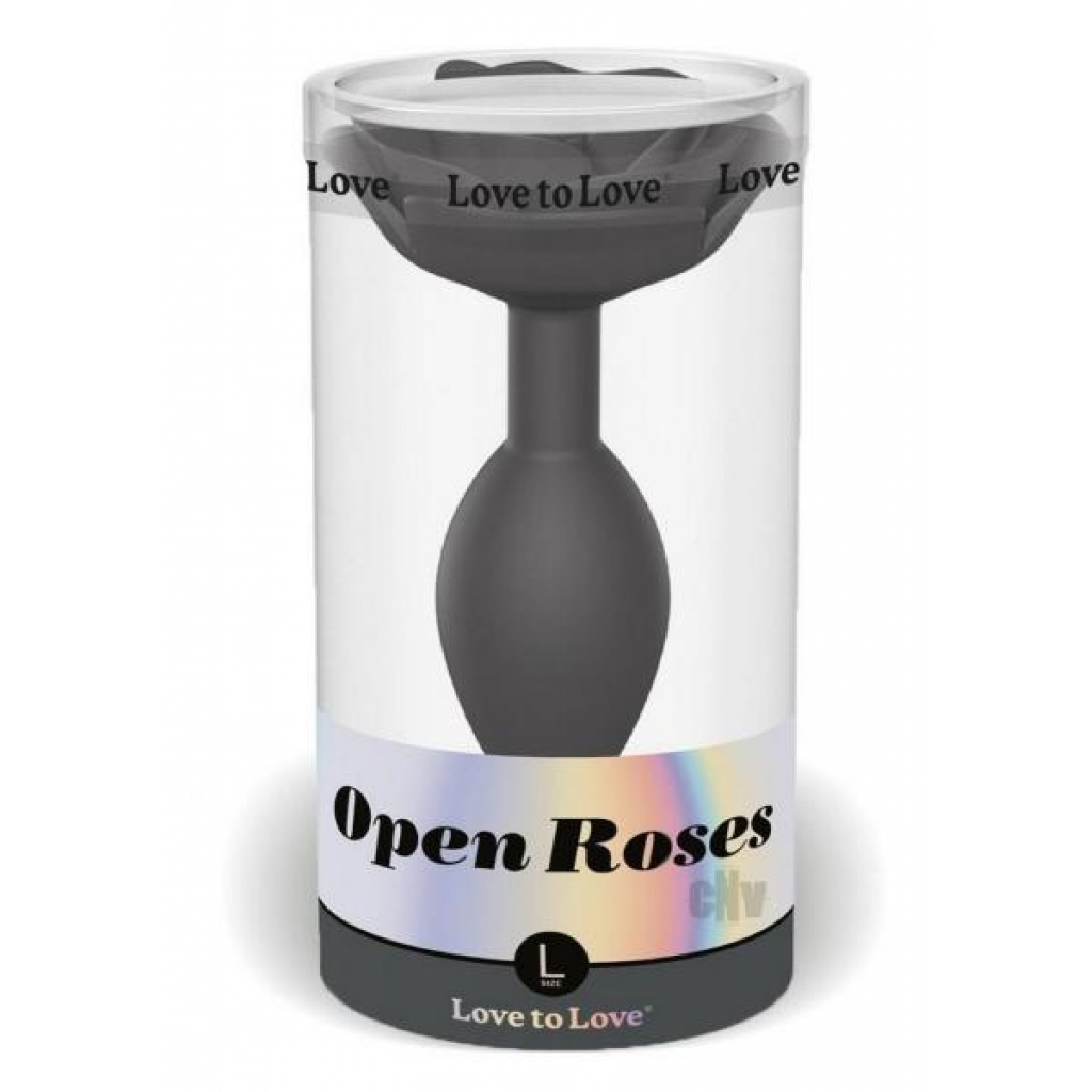 Open Roses Lg Black Onyx - Lovely Planet Distribution Ltd