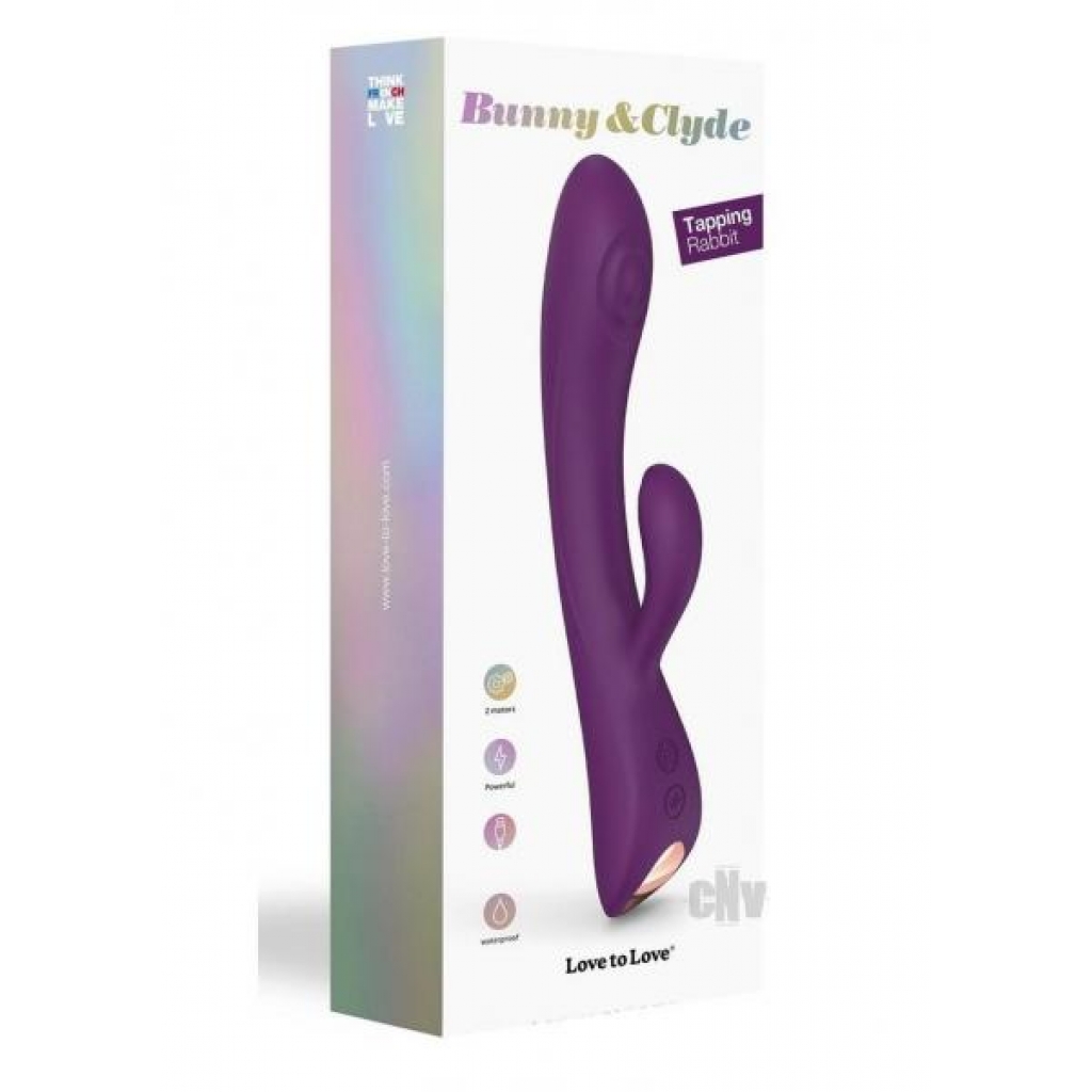 Bunny & Clyde Powerful Rabbit Vibrator - Purple Rain